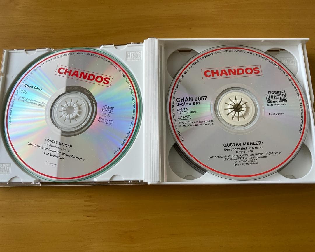 【4CD】マーラー 交響曲第5・7・9番 セーゲルスタム指揮