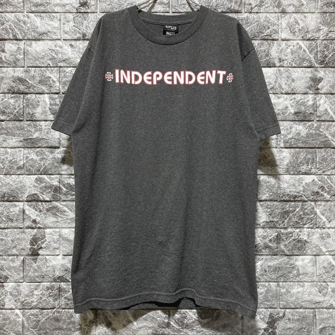 INDEPENDENT Tシャツ L インディペンデント ⑥① グレー