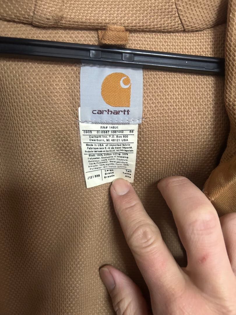皇*】様 Carhartt アクティブジャケット サイズM USA製 ビンテージ