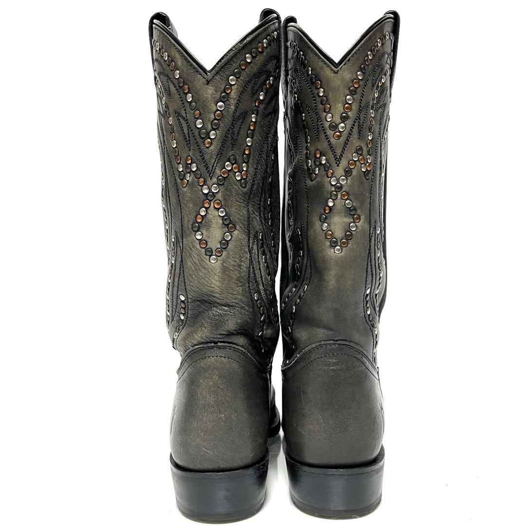 ★FRYE フライ★ウエスタンブーツ★6B(23.5cm)★ダークグリーン★