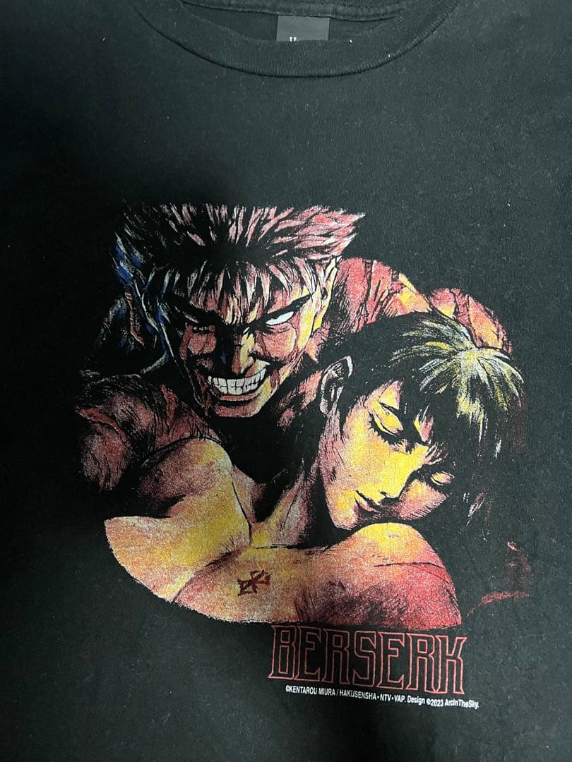 J*1様 Berserk ベルセルク　ガッツ＆キャスカ　tシャツ