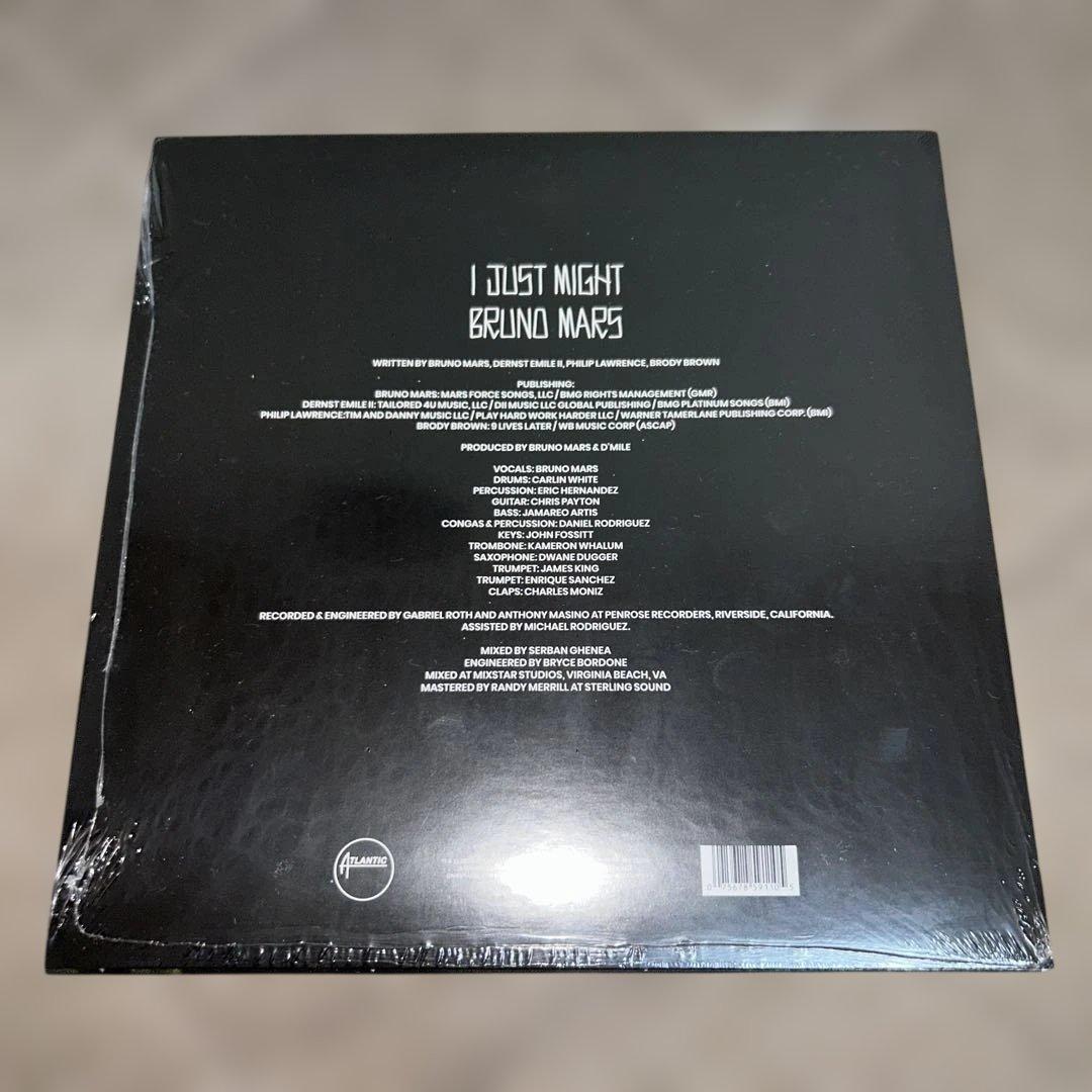 BRUNO MARS 7インチレコード I JUST MIGHT