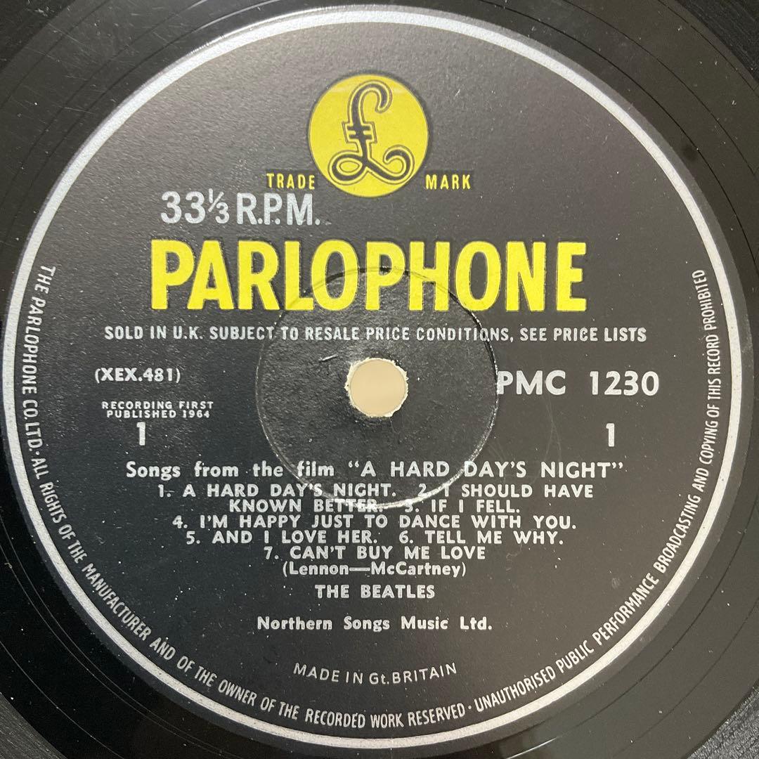 ビートルズ A HARD DAY'S NIGHT モノ　UKオリジナル　レコード