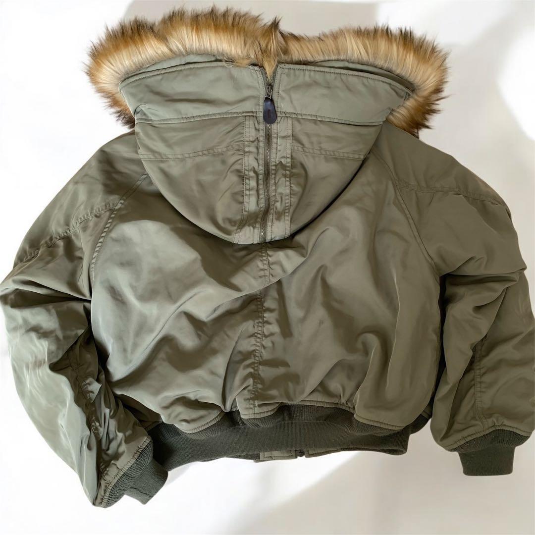 MOUSSY ファー付き　ミリタリー　フライト　ジャケット　モッズコート　N2B