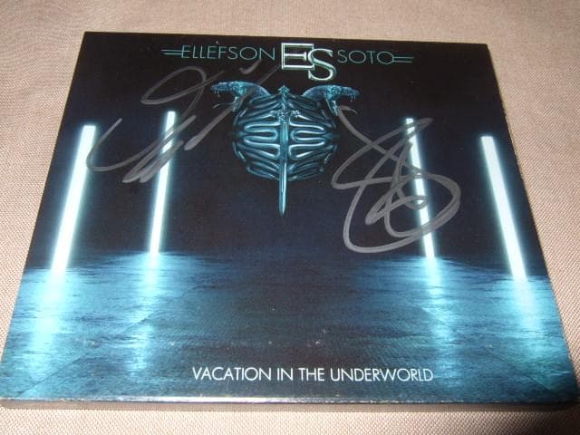 DAVE ELLEFSON,JEFF SCOTO SOTO,直筆サイン,メガデス