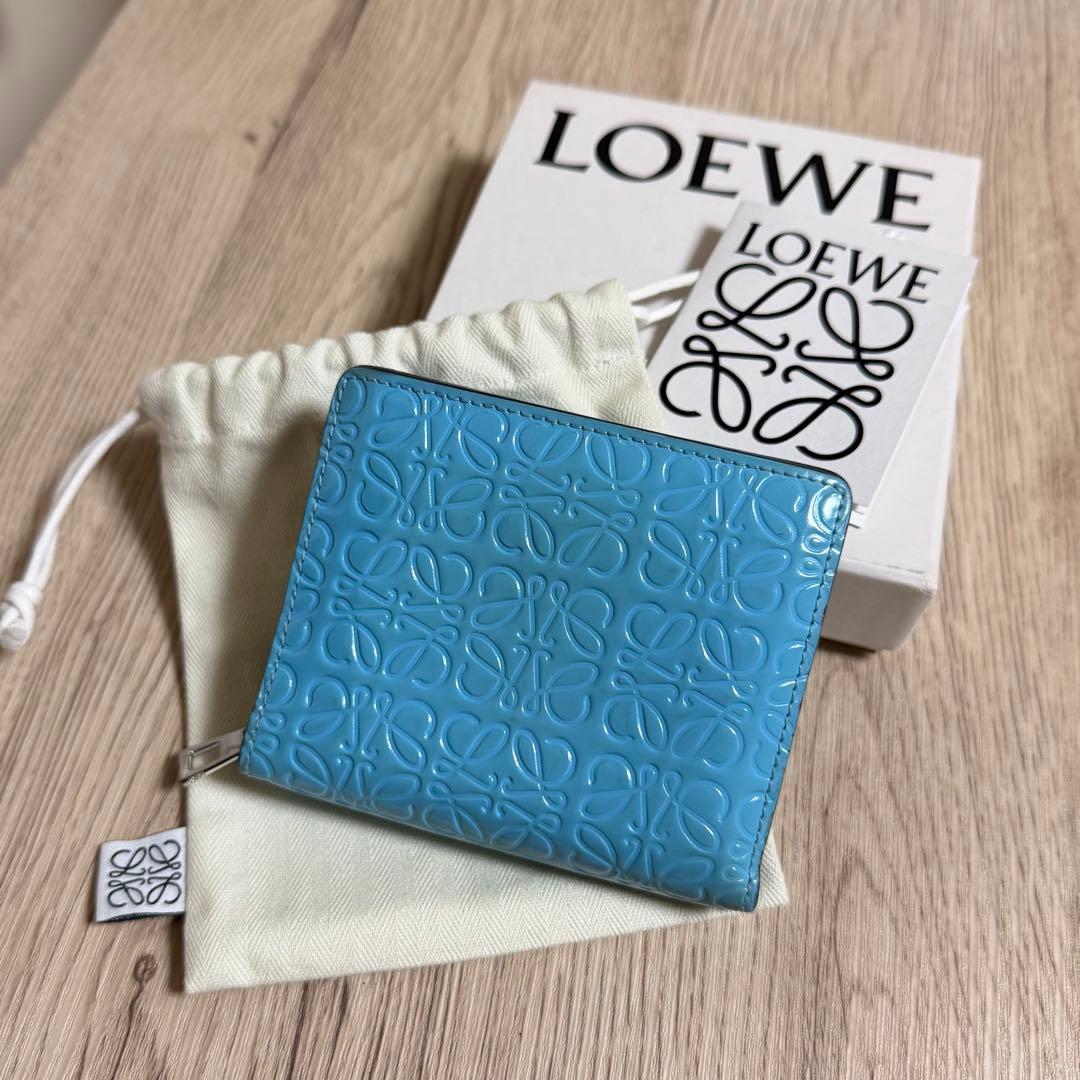 LOEWE ロエベ リピート アナグラム 二つ折り 折り財布