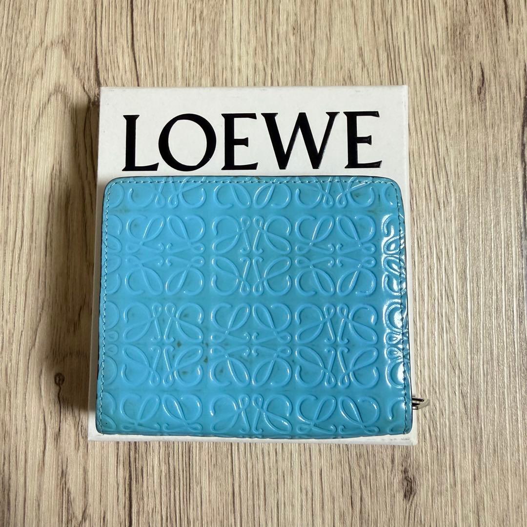 LOEWE ロエベ リピート アナグラム 二つ折り 折り財布