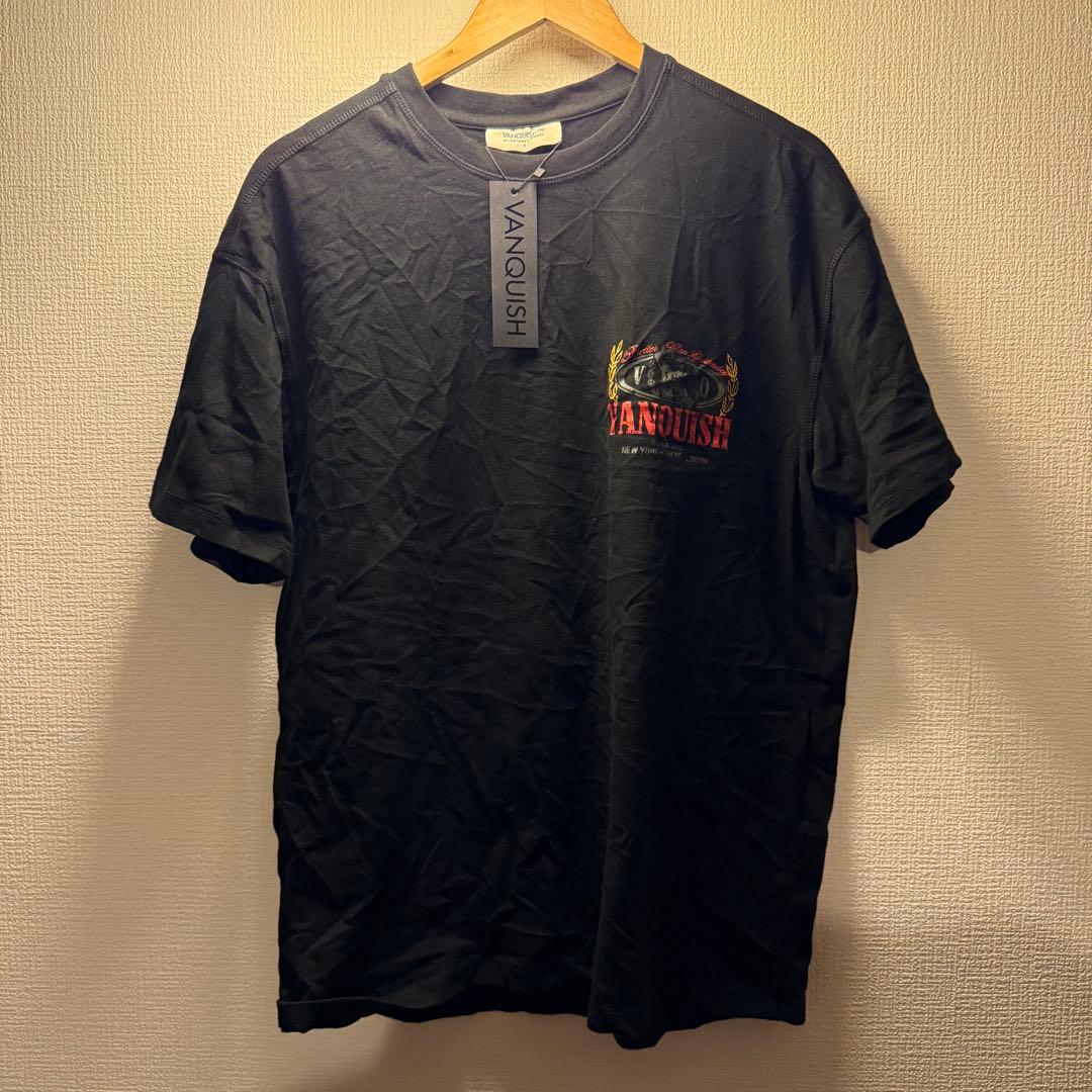 トップス VANQUISH TROPHY BLACK OVERSIZED T SHIRT