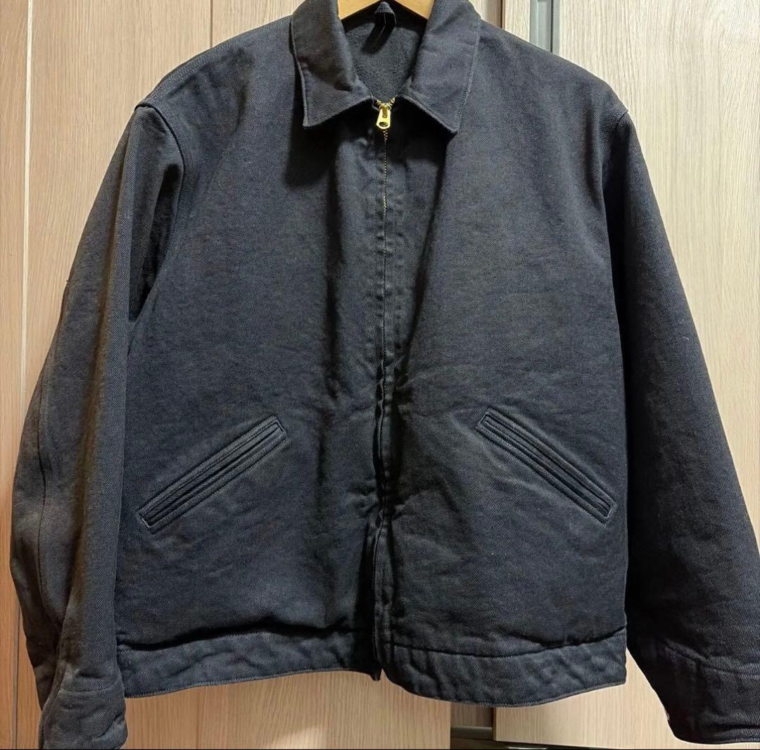 COMOLI 26SS ブラックデニム ジップショートジャケット 希少サイズ1