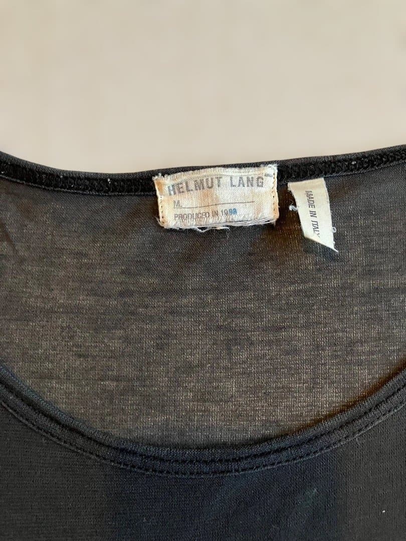 希少！90年代 HELMUT LANG ブラックカットソー