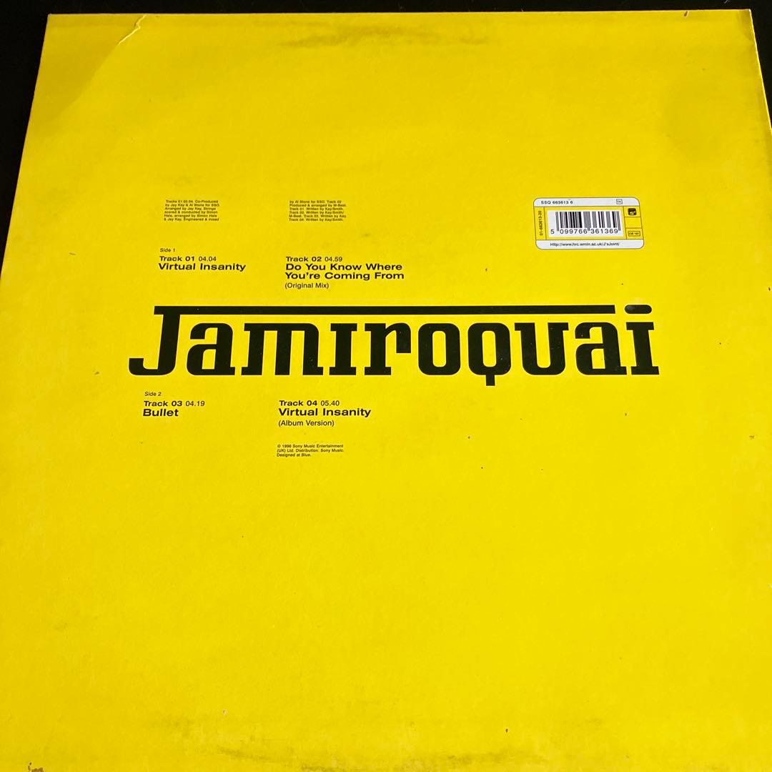 ジャミロクワイ　ヴァーチャルインサニティ　レコード