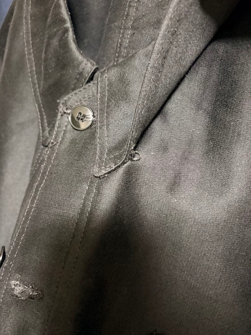 【40s】\"Dubure&Deverchere\" Black Moleskin