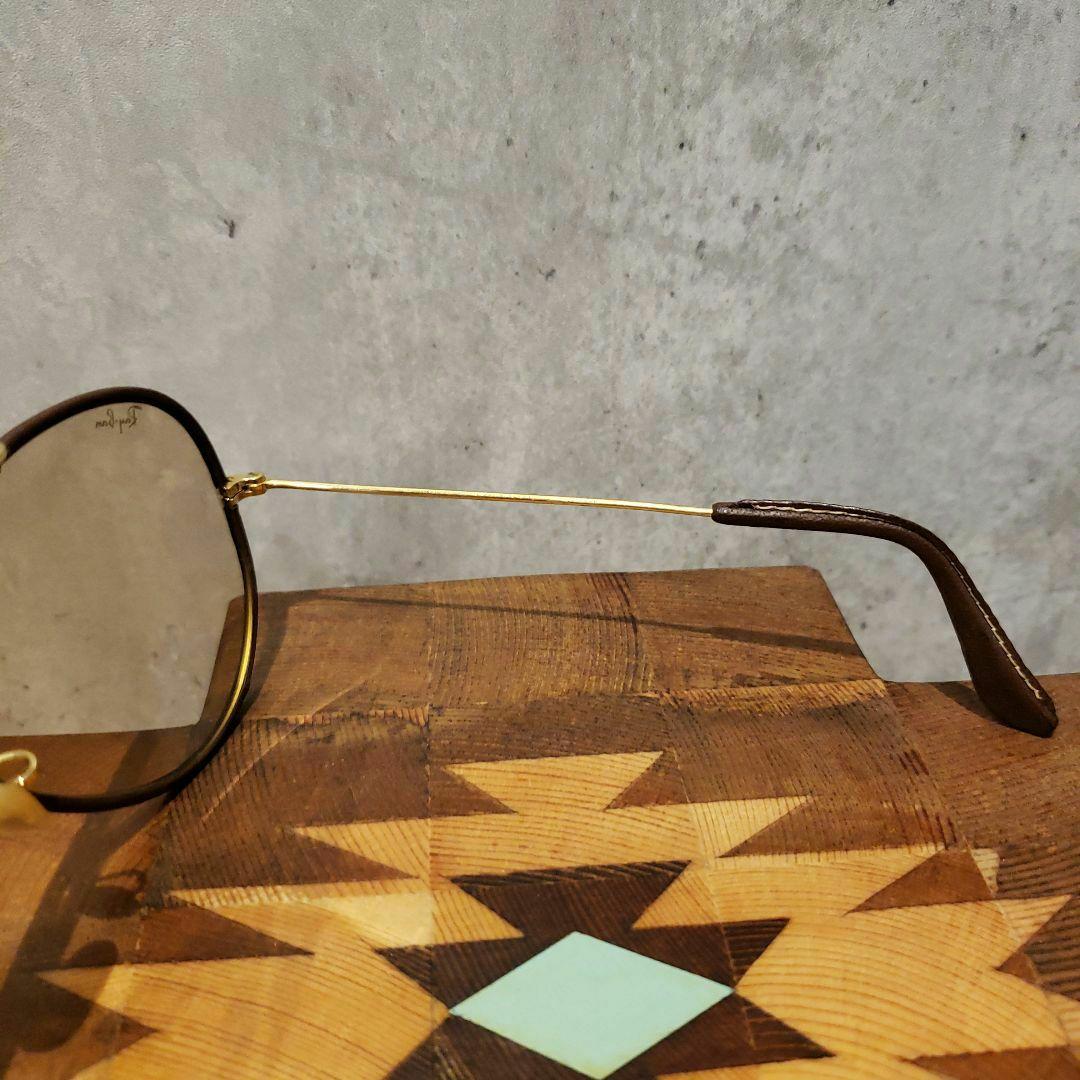 Ray-Ban ポシュロムブラウンゴールド ケース付き ヴィンテージ