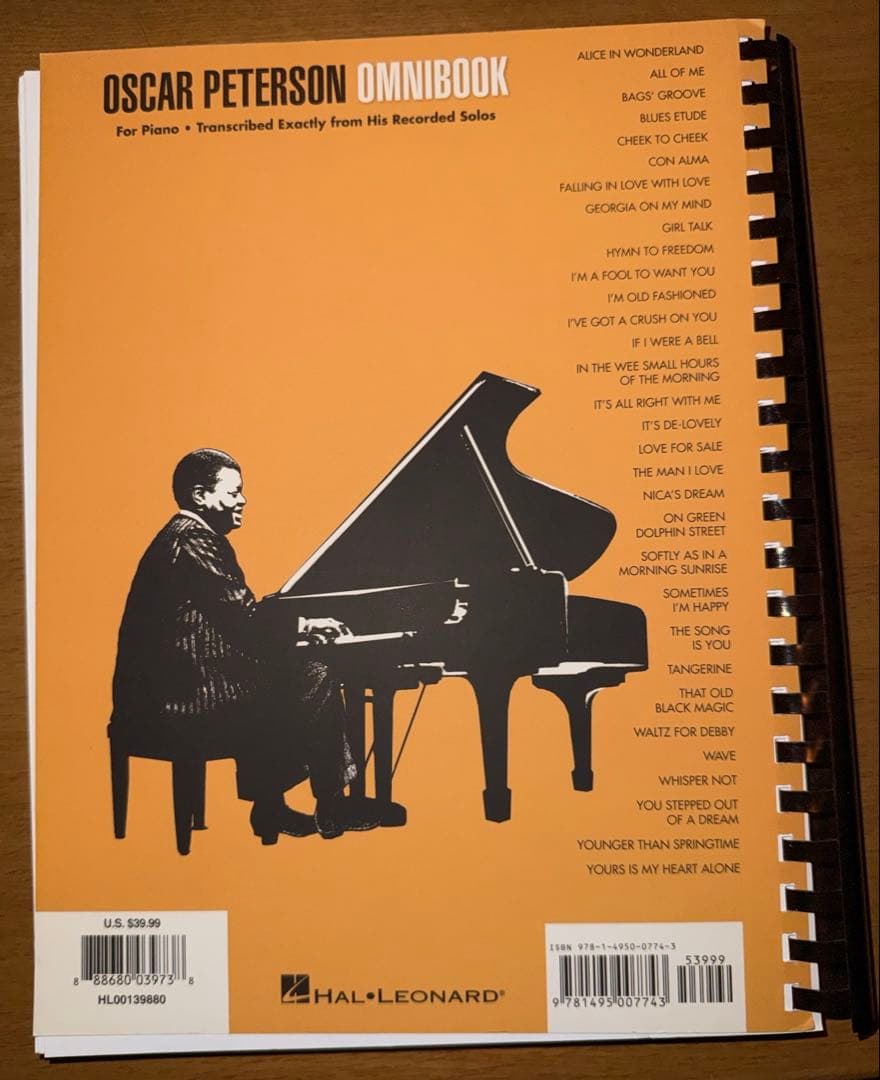 アート・デザイン・音楽 OSCAR PETERSON OMNIBOOK