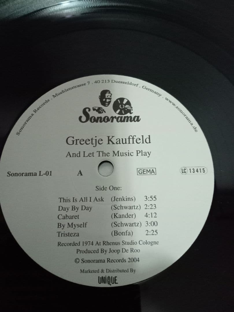 Greetje Kauffeld　JAZZ　レアグルーヴ　サバービア