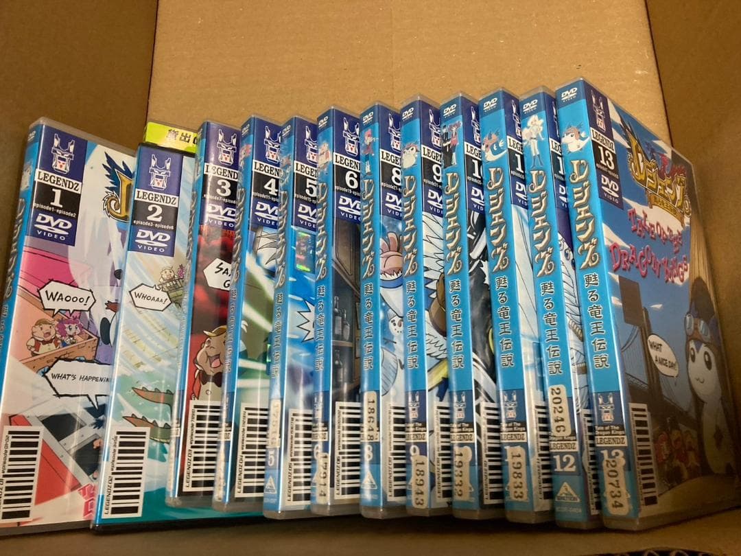 DVD　レジェンズ　甦る龍王伝説　1-13　※7抜け　セット　まとめ