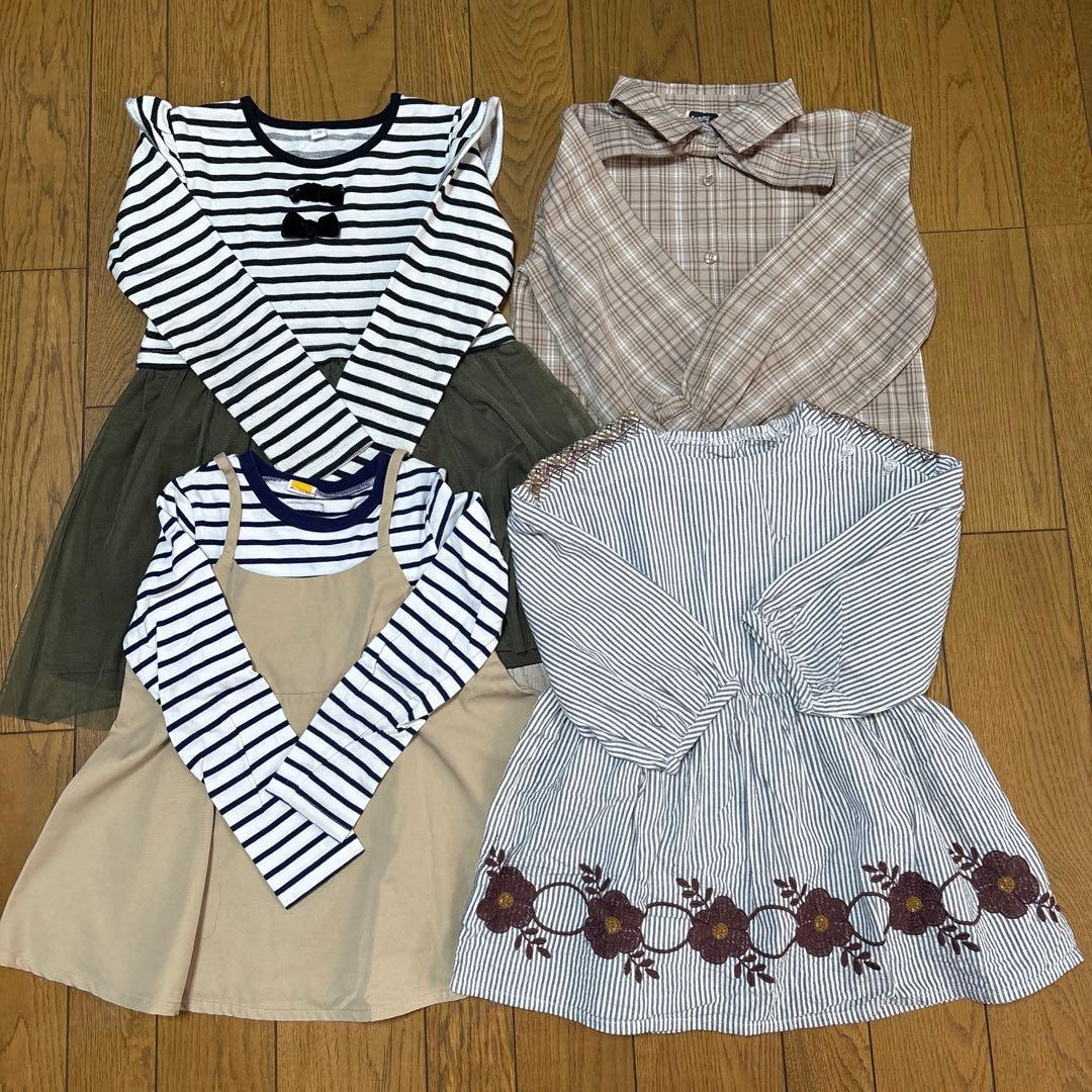 女の子　130 まとめ売り　ロンT ジーパン　アウター　ズボン　春夏秋