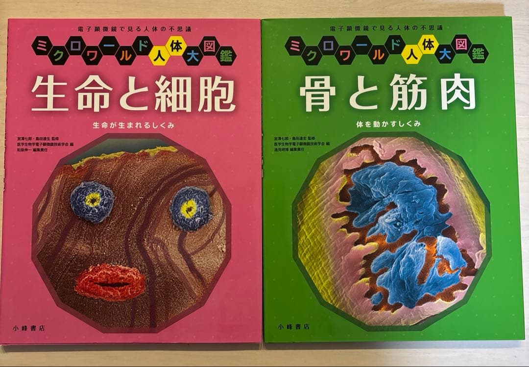 【美品】ミクロワールド人体大図鑑 全7巻