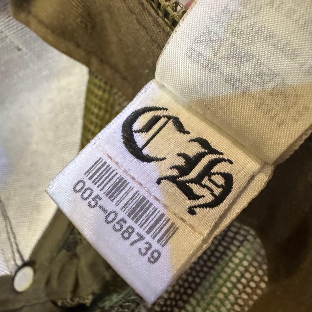 【正規品】CHROME HEARTS メッシュキャップ 迷彩CHロゴ ダメージ有