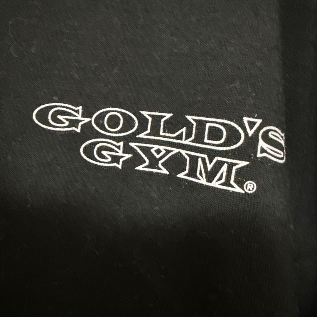GOLD'S GYM ブラック 日本国旗限定シャツ
