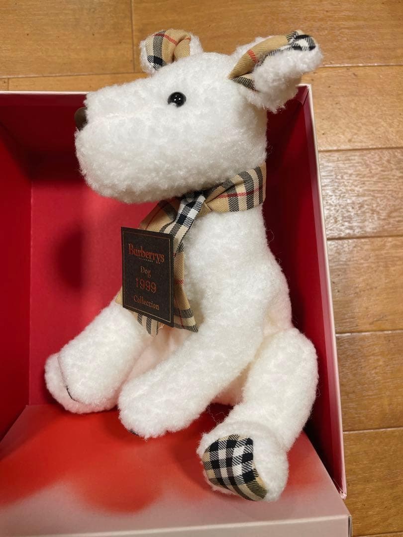 BURBERRY バーバリー 犬 ぬいぐるみ マフラー ノバチェック 1999
