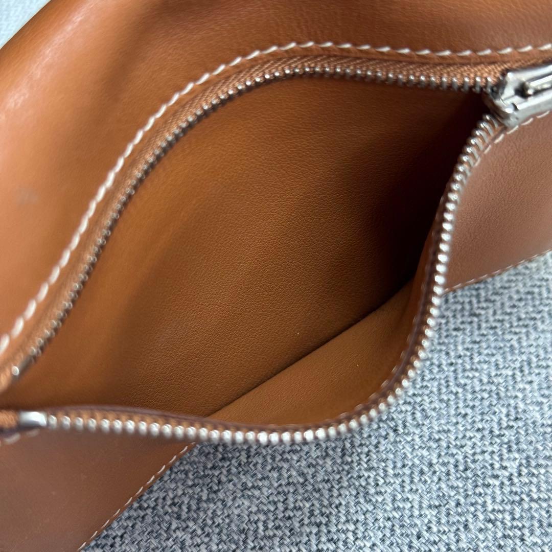 Hermes エルメス ジップザップ 二つ折り財布 ゴールド