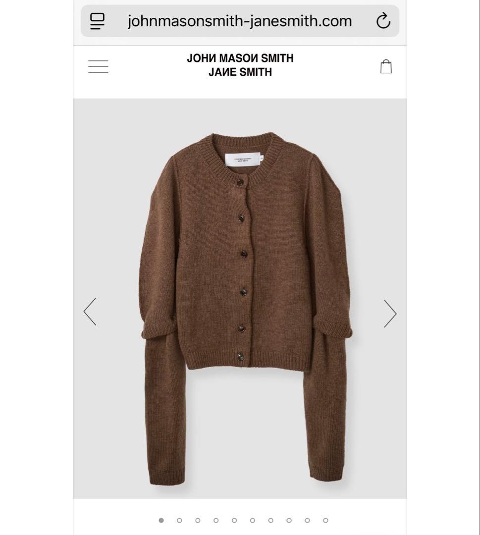 新品未使用Jane Smithグレーカーディガン