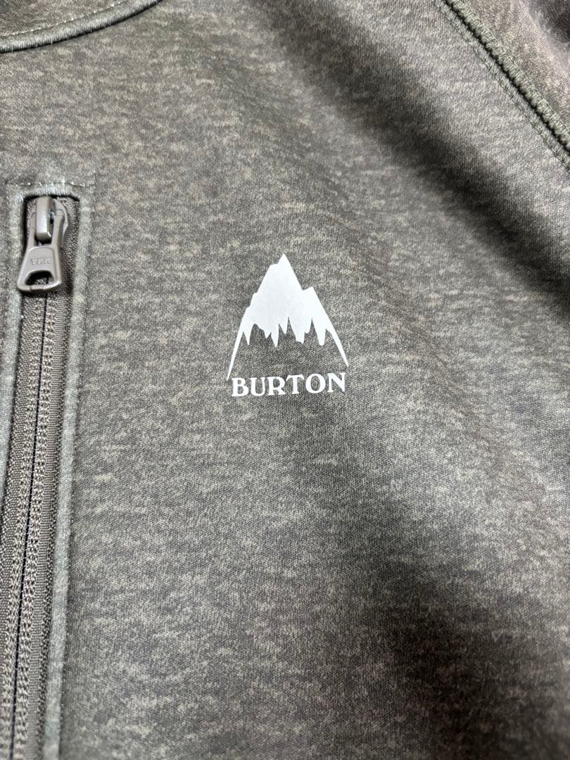 BURTON バートン　スノーボード　撥水パーカー　カーキ色