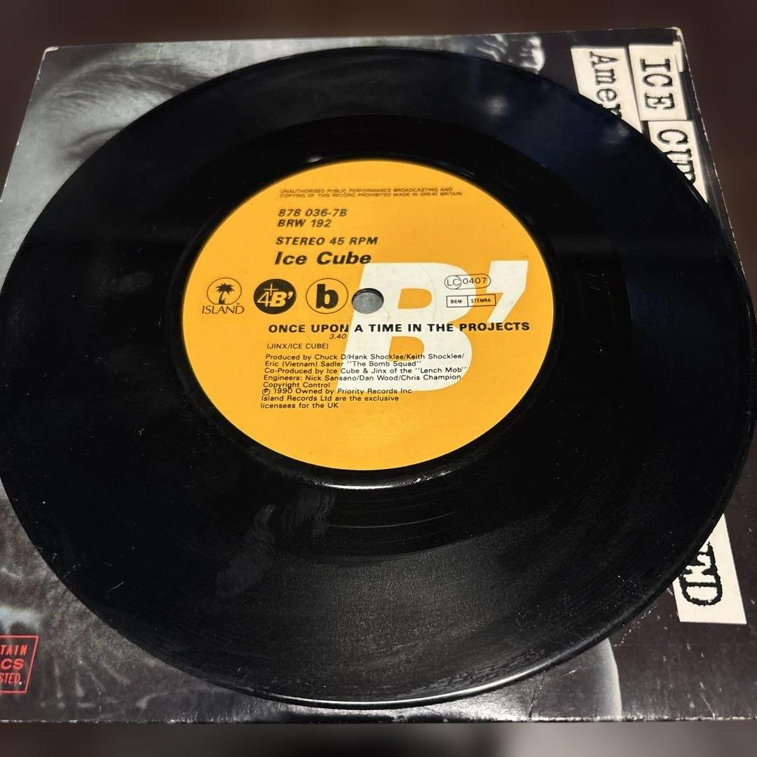 Ice Cube AmeriKKKa's Most Wanted 7吋レコード