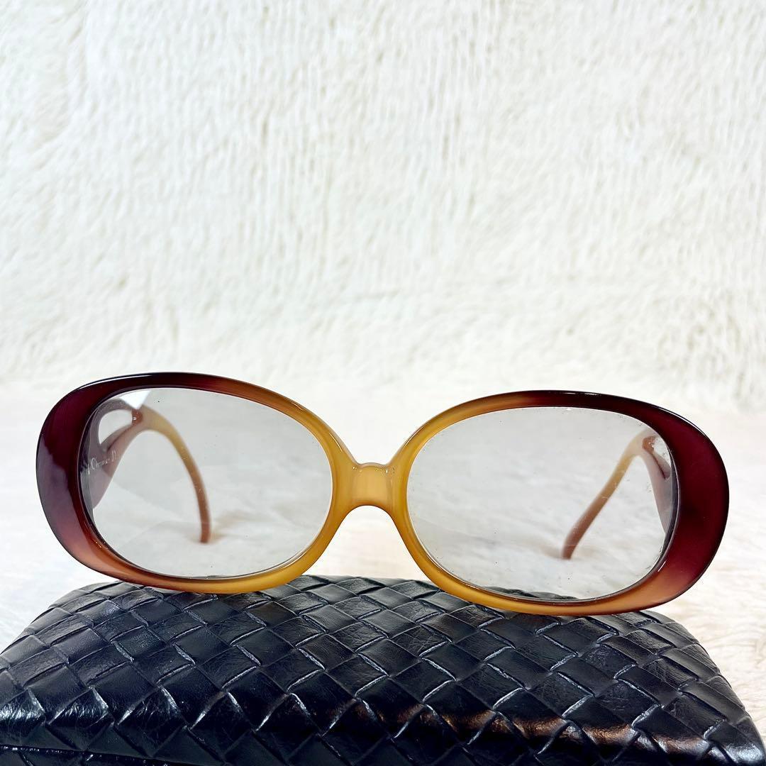 美品　60sChristian Dior　ビンテージサングラス　ブラウンフレーム