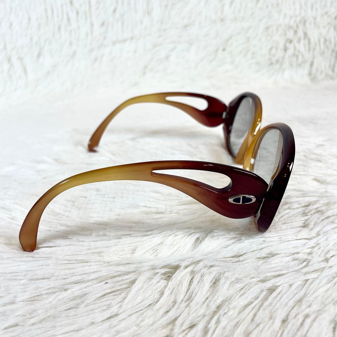 美品　60sChristian Dior　ビンテージサングラス　ブラウンフレーム
