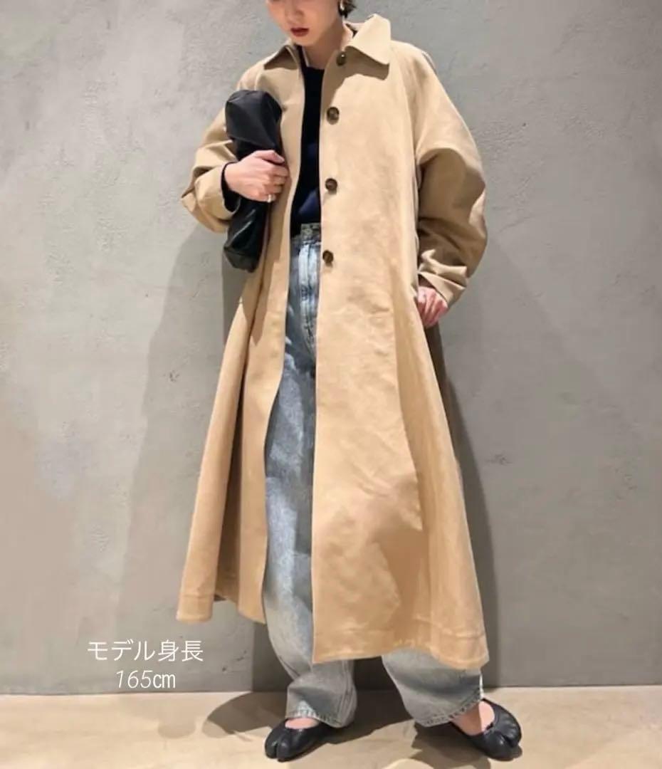Curensology ステンカラーコート ベージュ38