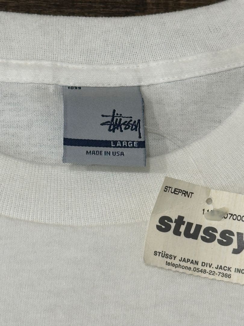 dead stock old stussy モノグラム　シャネルロゴ　L