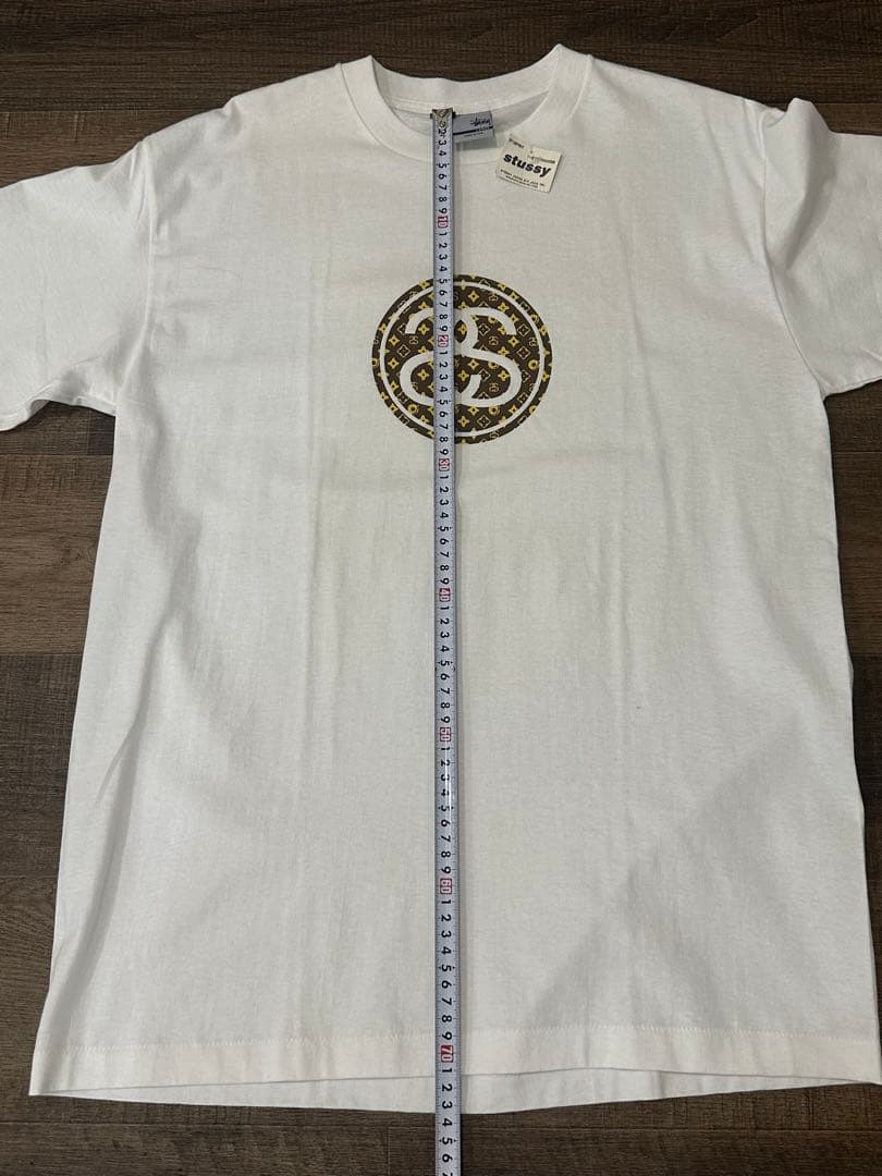 dead stock old stussy モノグラム　シャネルロゴ　L