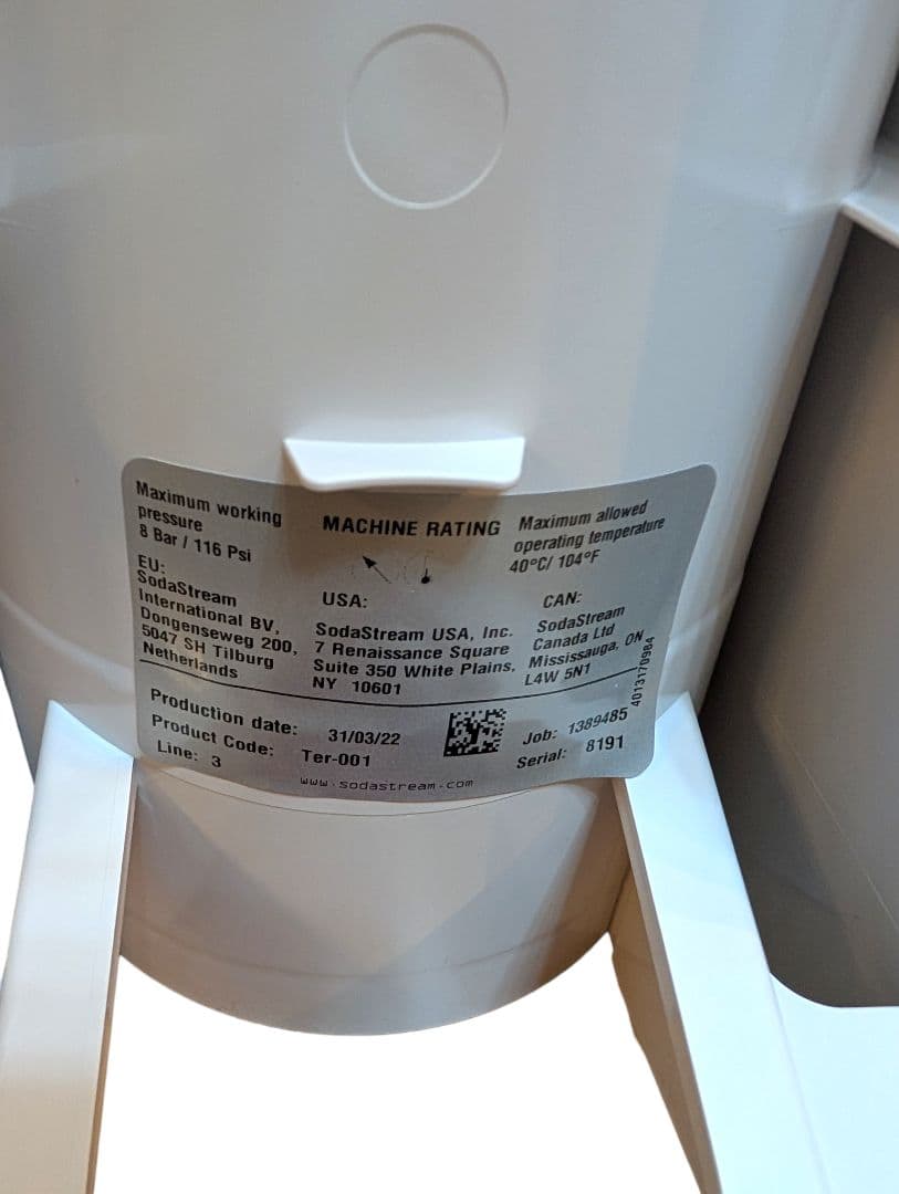sodastream TERRA 炭酸水メーカー ボトル付き ホワイト