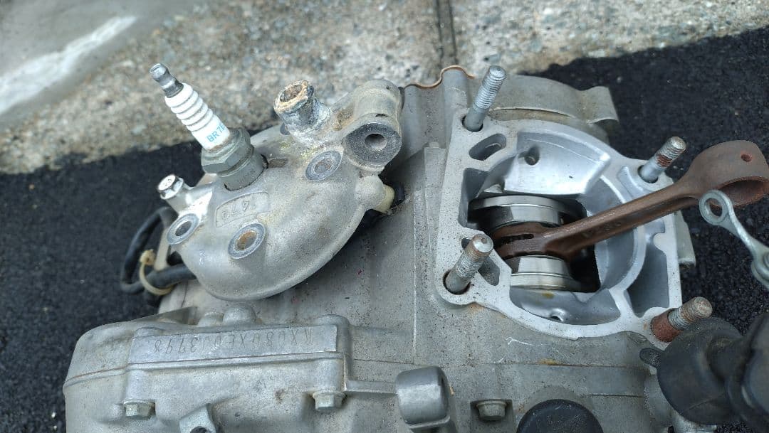 佐*木様 KX85　エンジン部品取り