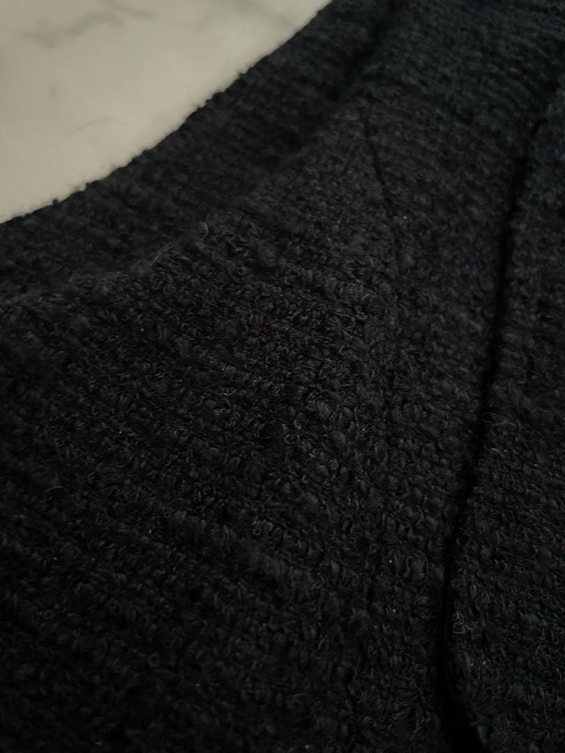 極美品UNITED ARROWS グリーンレーベル　ツイードフリンジベストジレ