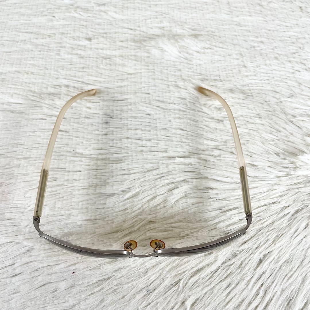 美品　PRADA　サングラス　SPR59C　ブラウンレンズ　シルバーフレーム