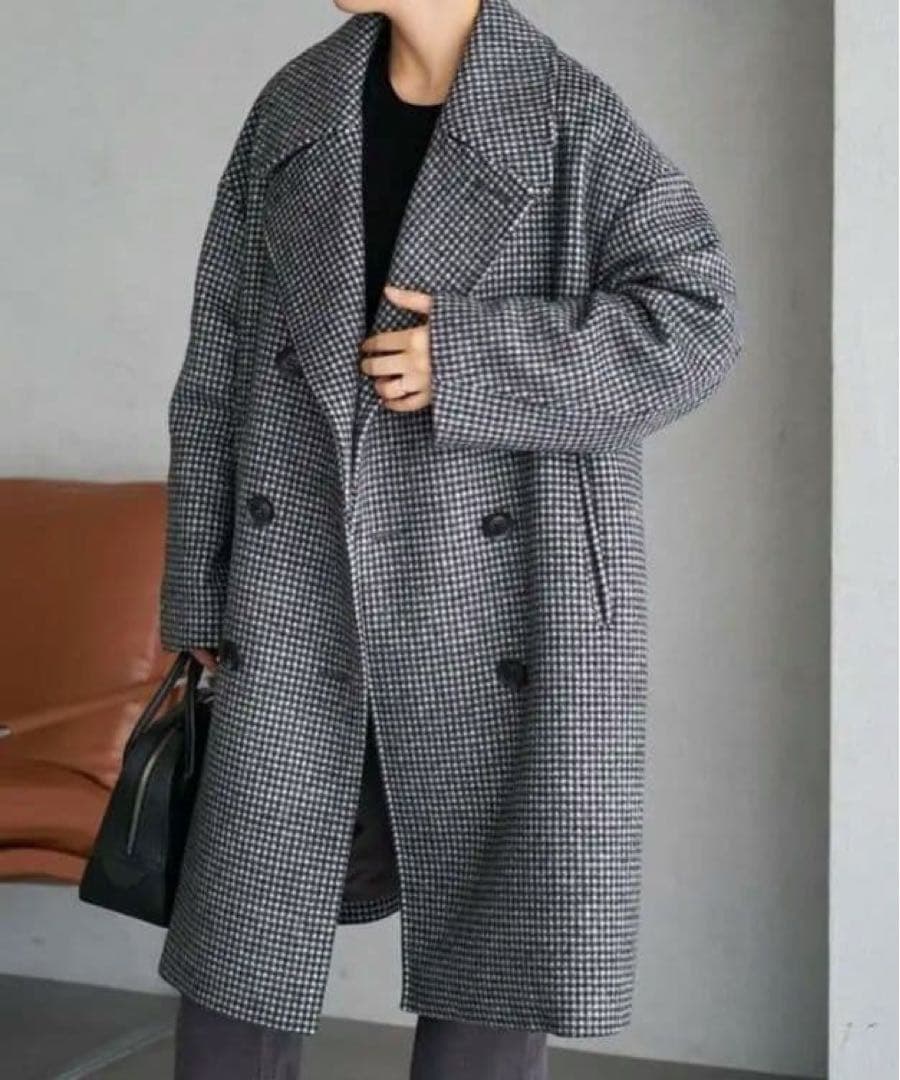 ま*ね様 新品 plage プラージュ ハウンドトゥース double butt
