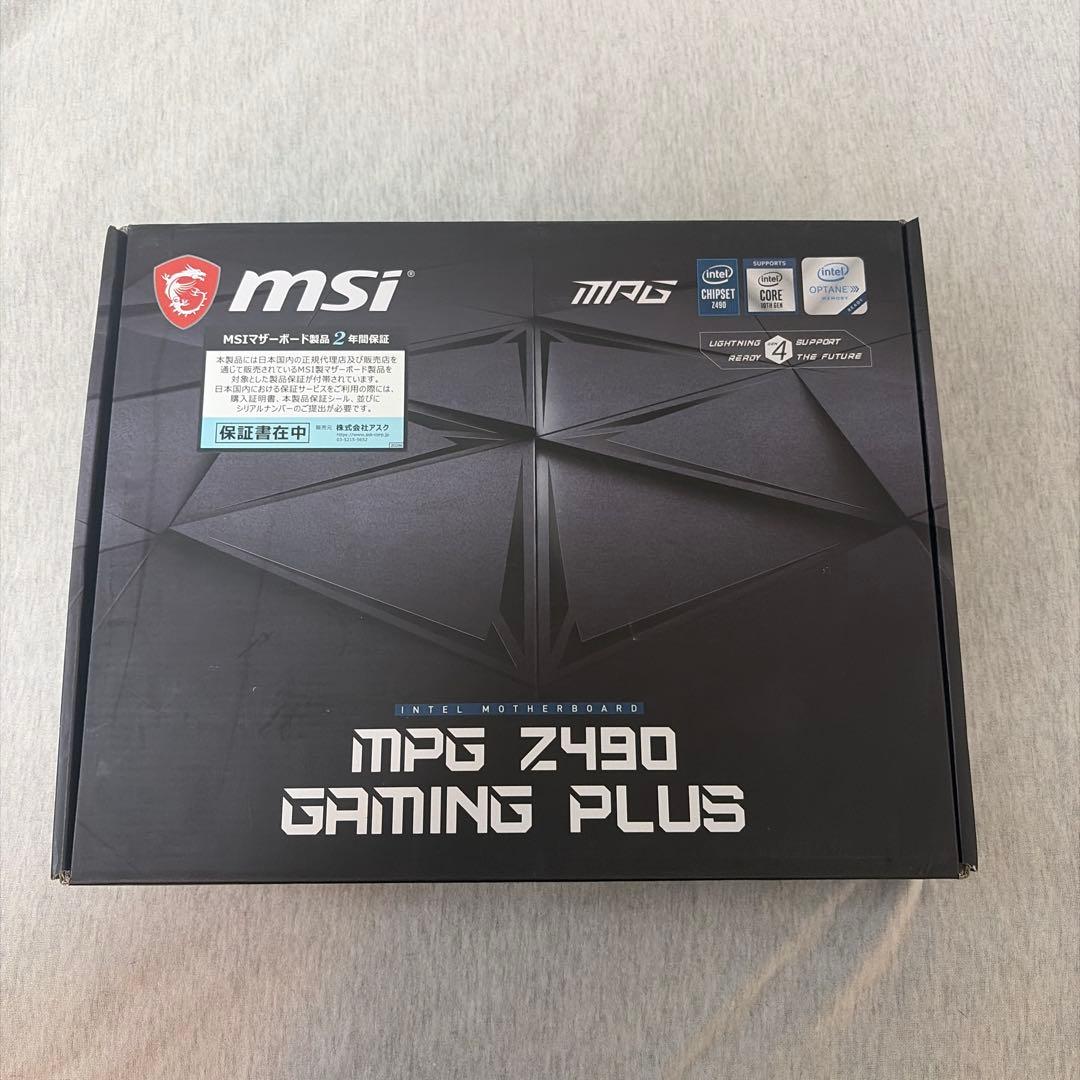 MSI MPG Z490 GAMING PLUS マザーボード