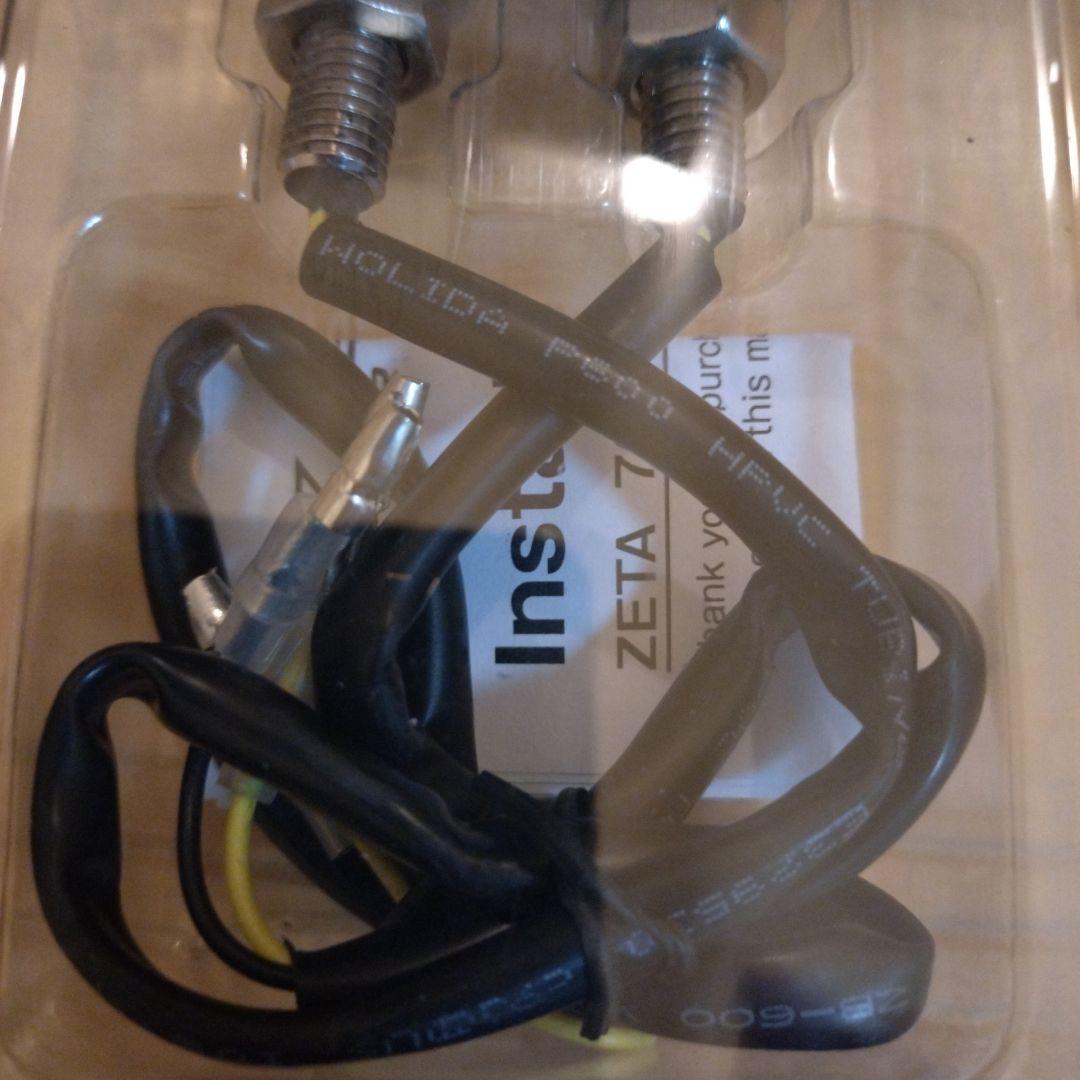 ZETA 701 LED フラッシャー LEDウインカー　ステー付き