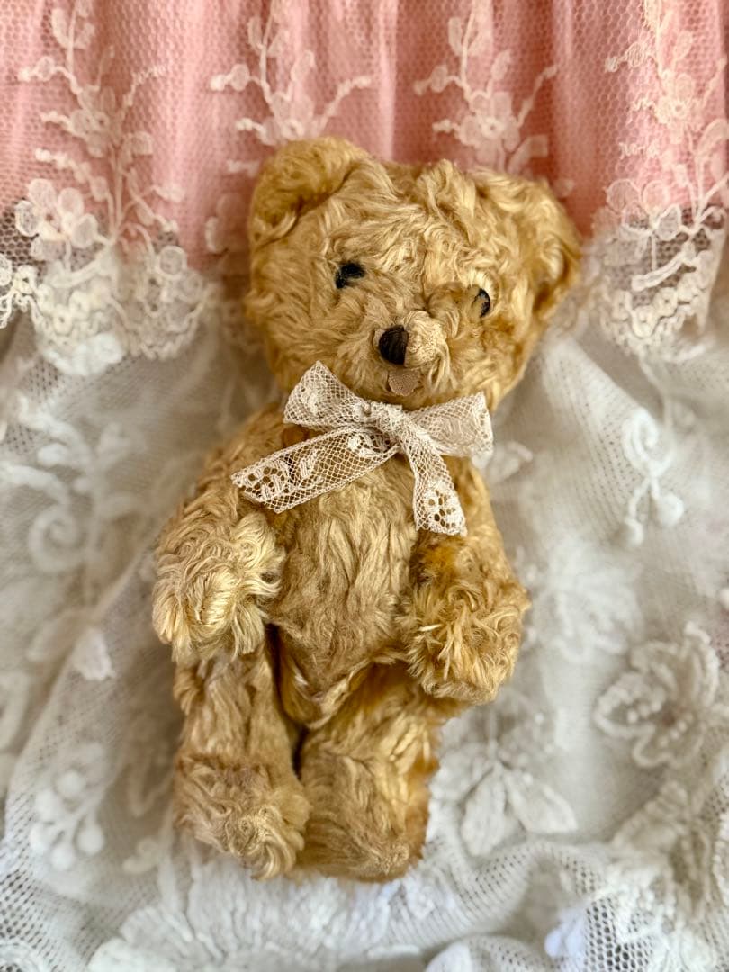 アンティーク　テディベア　15cm ミニ　ぬいぐるみ