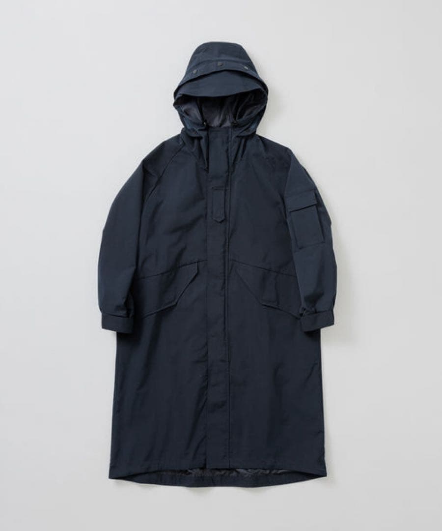 最終値下げHYKE×BIOTOP TASLAN TWILL SHELL COAT