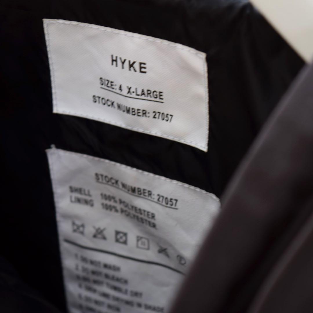 最終値下げHYKE×BIOTOP TASLAN TWILL SHELL COAT