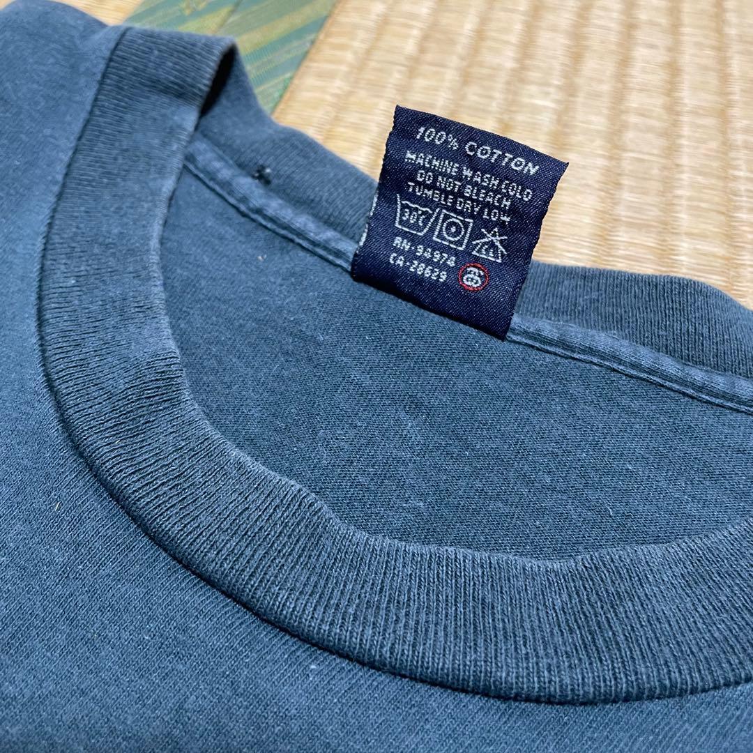 か*ん様 Old Stussy 90s 紺タグ Tシャツ Lサイズ 袖裾シングル