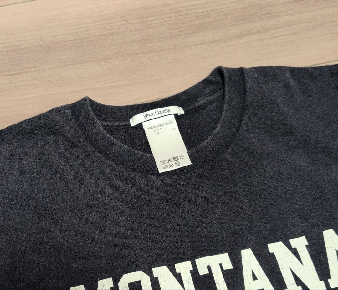 ウィムガゼット　MONTANA 89 プリント Tシャツ
