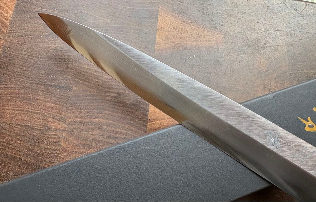 酔心 SUISIN 白鋼　柳刃 左利き 240mm 包丁　和包丁　刺身　8寸