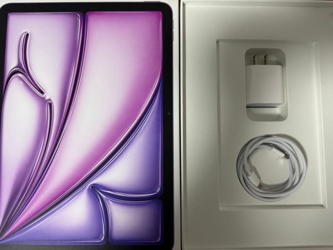 iPad Air(M3)WiFi 11インチ パープル ケース・タッチペン付き
