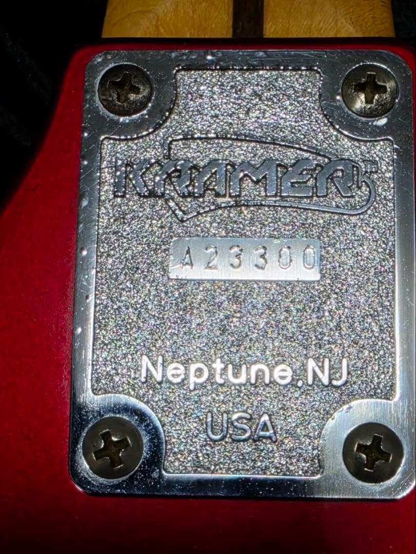 【希少】Kramer JK-6000 フライングV メタリックレッド（ESP製）
