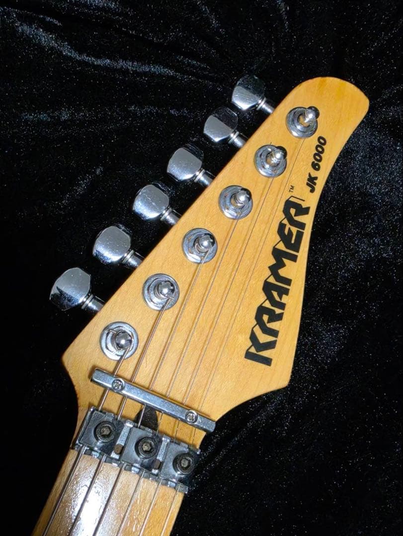 【希少】Kramer JK-6000 フライングV メタリックレッド（ESP製）